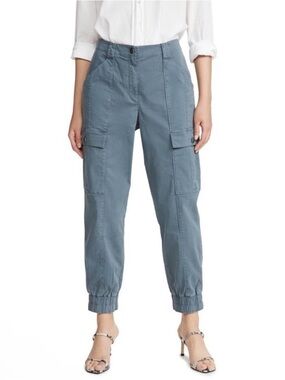 Cinq a Sept Skinny Kelly Cargo Cropped Pants Size Medium